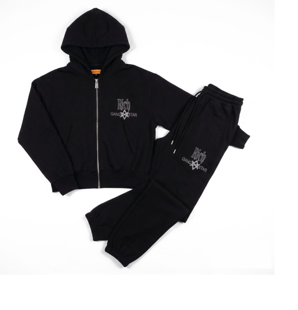 men’s breakthrough black luxury tracksuit
