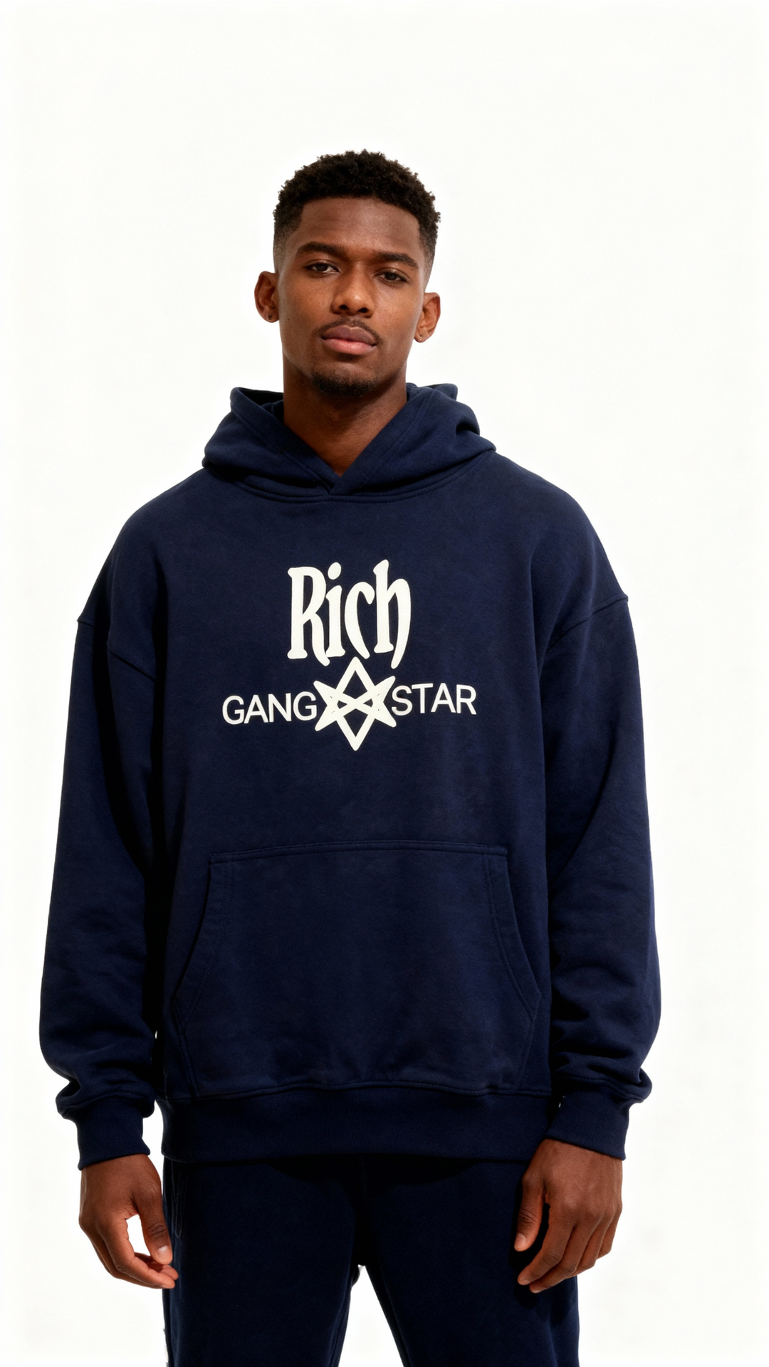 Journey Cotton Hoodie with Bold Logo – Luxury Edition - Image 4