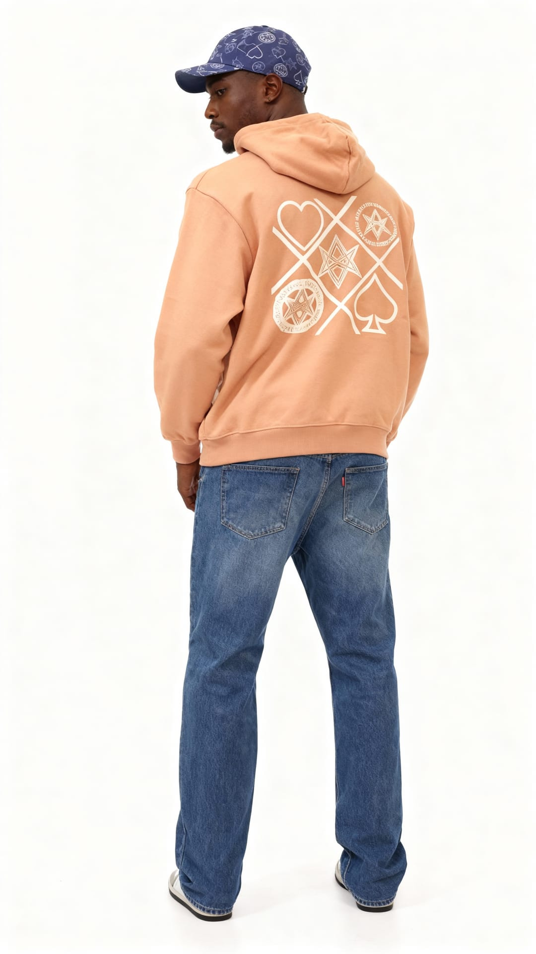 Journey Cotton Hoodie with Bold Logo – Luxury Edition - Image 2